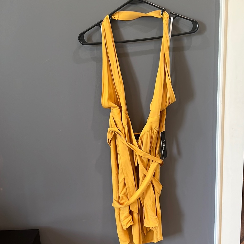 Yellow wrap mini